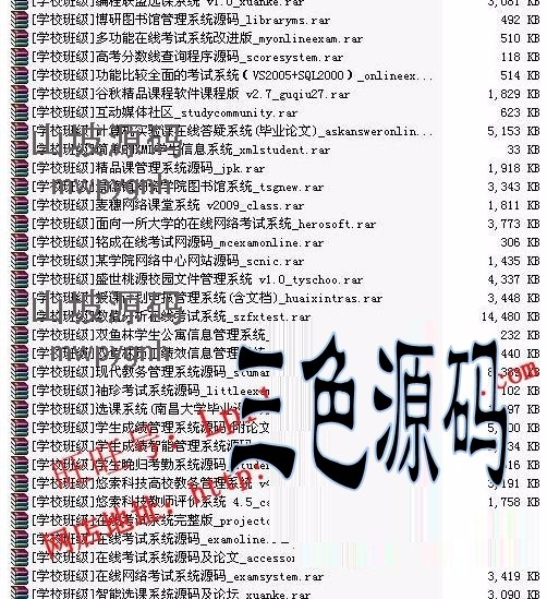 1400余套ASP.NET网站源码打包 整站源码模板程序毕业设计项目