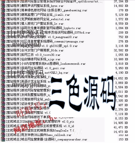 1400余套ASP.NET网站源码打包 整站源码模板程序毕业设计项目
