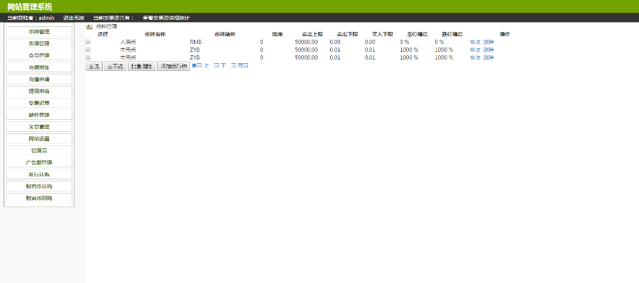 BTC山寨币互Z交易平台源码 虚拟币山寨币交易平台源码程序 投资理财 挖矿币源码