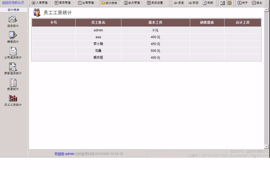 ASP 专卖店销售企业进销存管理系统网站源码