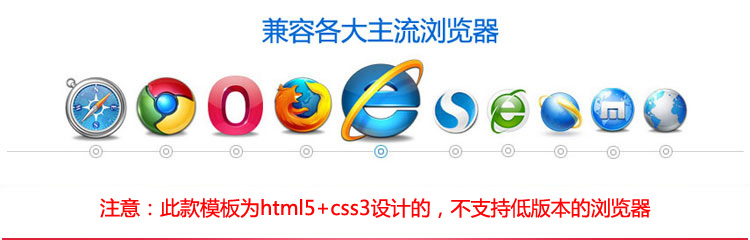 蓝色大气中英双语网站源码 PHP伪静态模板html5响应式 手机自适应