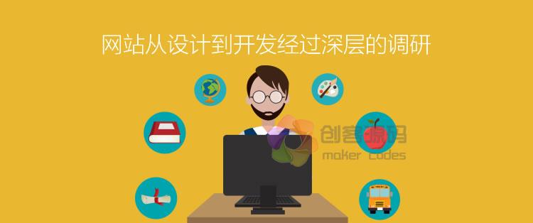 响应式 在线 教育 培训 企业网站 WordPress汉化主题 源码 自适应