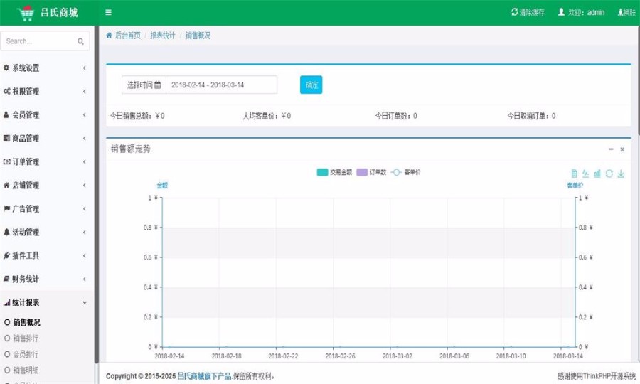 Thinkphp多商户微信小程序商城源码PC+手机wap