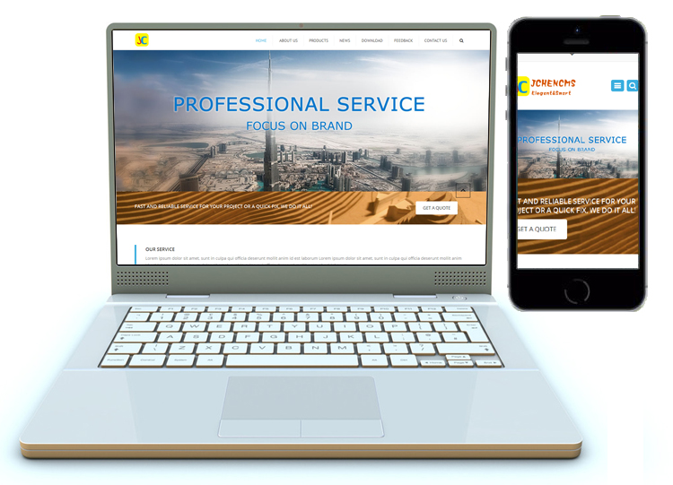 欧美全屏响应式中英文双语外贸企业网站模板PHP源码带后台seo优化 