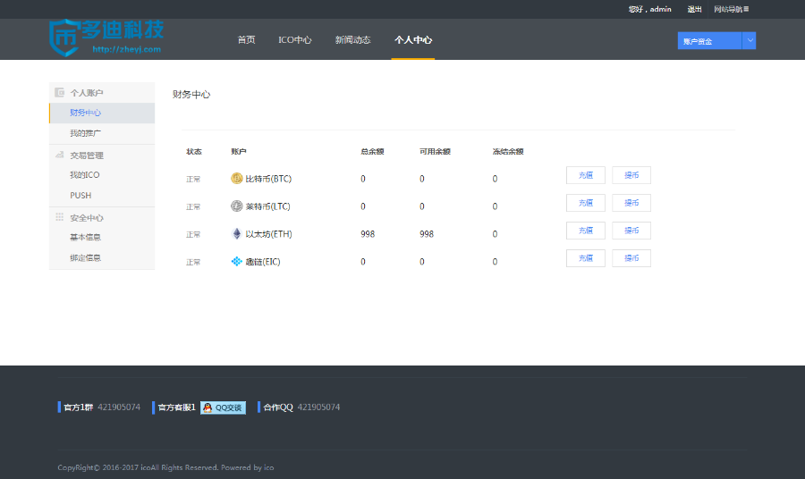 ICO代投源码 众筹源码区块链代投数字币