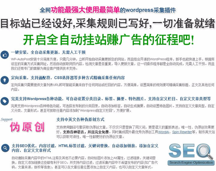 英文广告联盟模板国外科技新闻博客主题网站源码全自动发布更新
