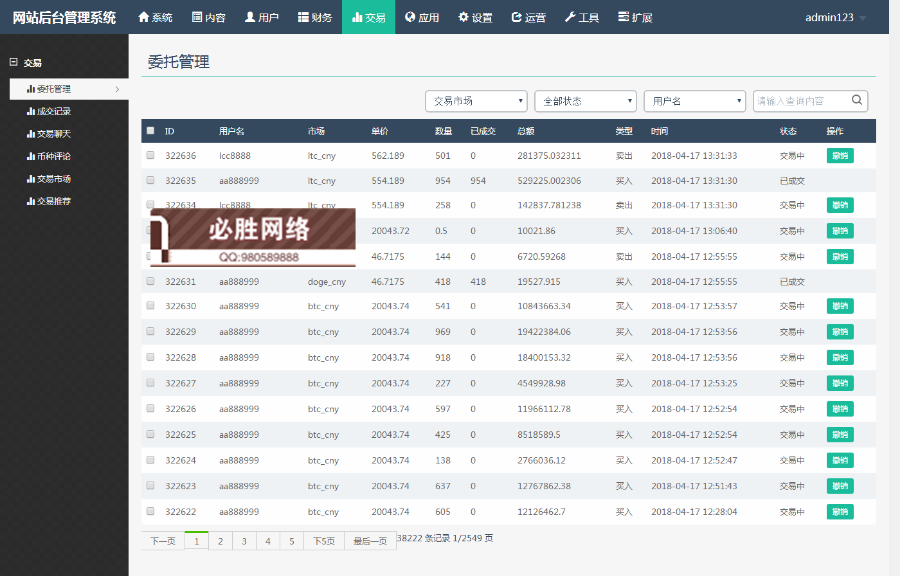 区块链源码/虚拟币交易平台/交易所源码/OTA交易平台/交易所系统