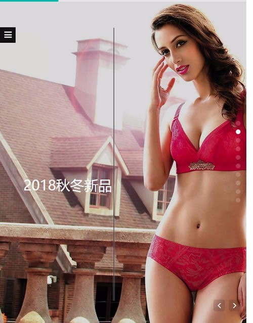 响应式内衣服饰服装类网站源码 HTML5内衣织梦模板(自适应手机版)