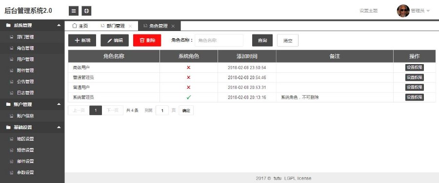网站后台管理系统2.0（SrpingBoot+Jsp+MySQL）,带后台源码
