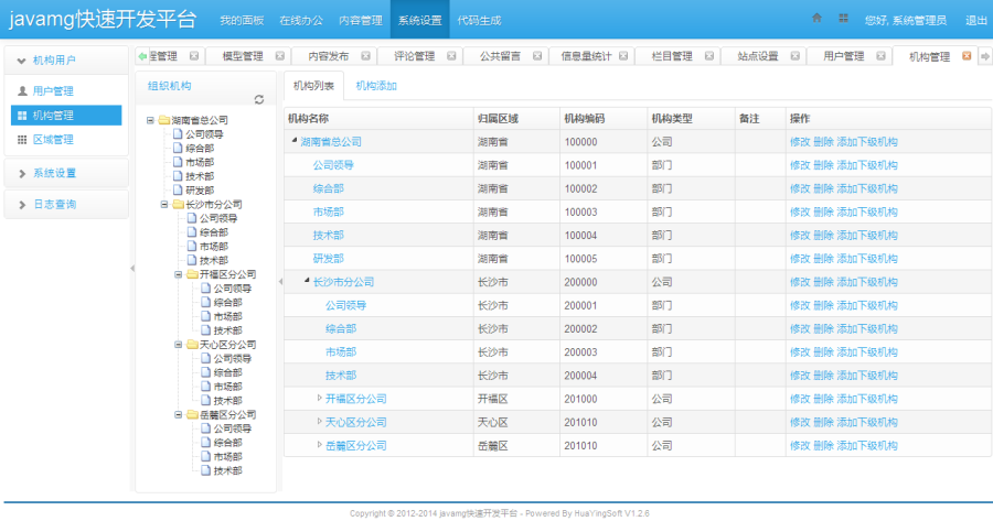 java源码springmvc mybatis bootstrap cms oa 快速开发管理框架 