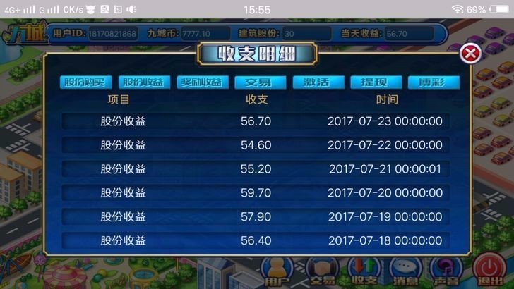 九城手游源码 PHP理财游戏 复利 分红 拆分经营养成类
