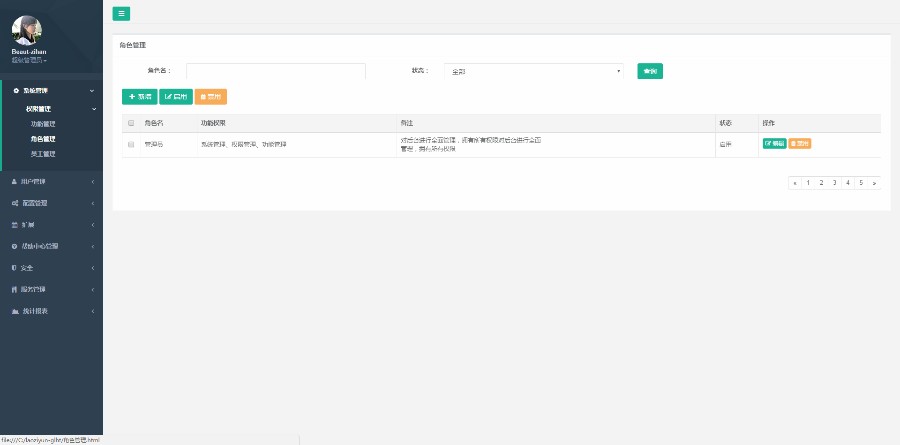 bootstrap后台UI/后台管理系统UI