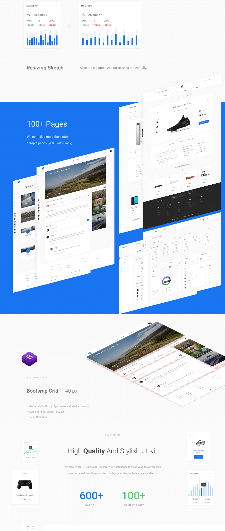 200+用户界面webUI后台管理界面模板PSD+Sketch 格式 