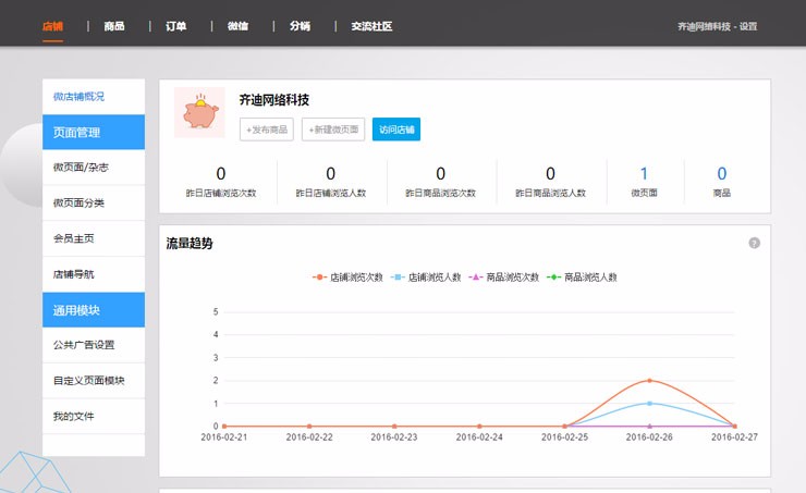 微电商网店分销版,手机网店微信网店PC网店+APP,四合一网站源码