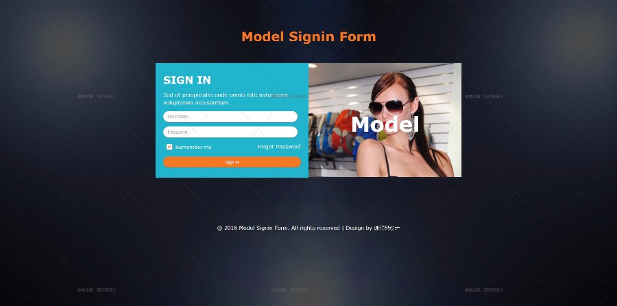 后台模板UI 登陆界面 响应式源码 后台登陆代码 登陆界面120套