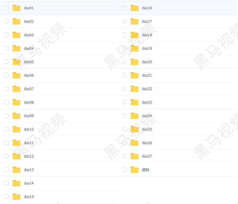 2018零基础java视频传智播客黑马35期33期32期19期15期11期10期