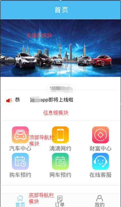 以租代购汽车销售门户网站+Web-App(安卓版本+苹果版本)