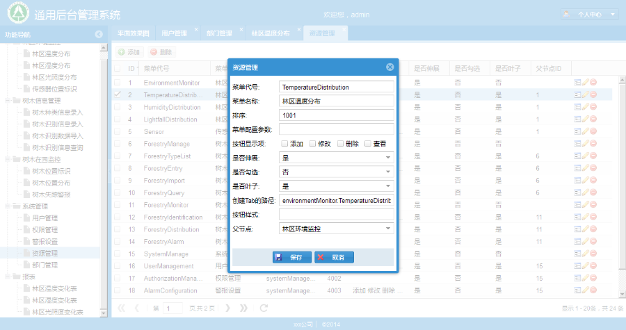 JAVA源码框架ExtJS4+Hibernate 4.3+SpringMVC 4的后台管理系统