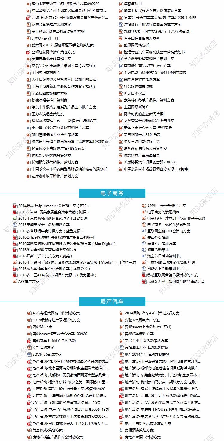 2000套企业公司活动执行策划方案文案品牌营销地推线下公关传播
