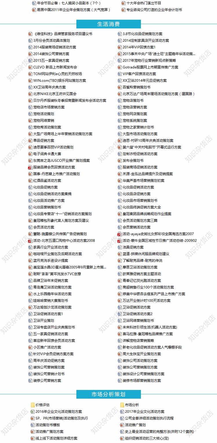 2000套企业公司活动执行策划方案文案品牌营销地推线下公关传播