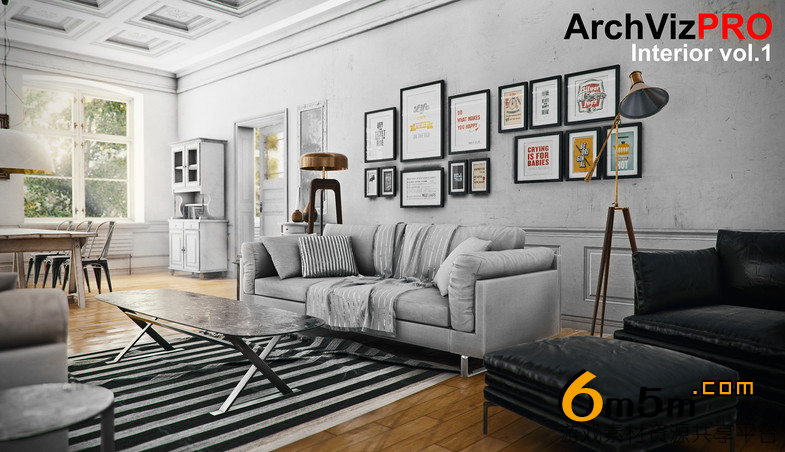 unity3d 高端vr室内家居 ArchVizPRO Interior1-7 合集 