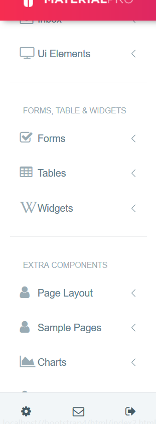 bootstrap4后台模板 