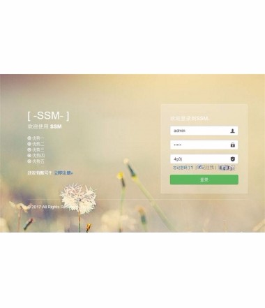 基于Spring+Spring MVC+Mybatis开发ssm网站后台管理系统源码