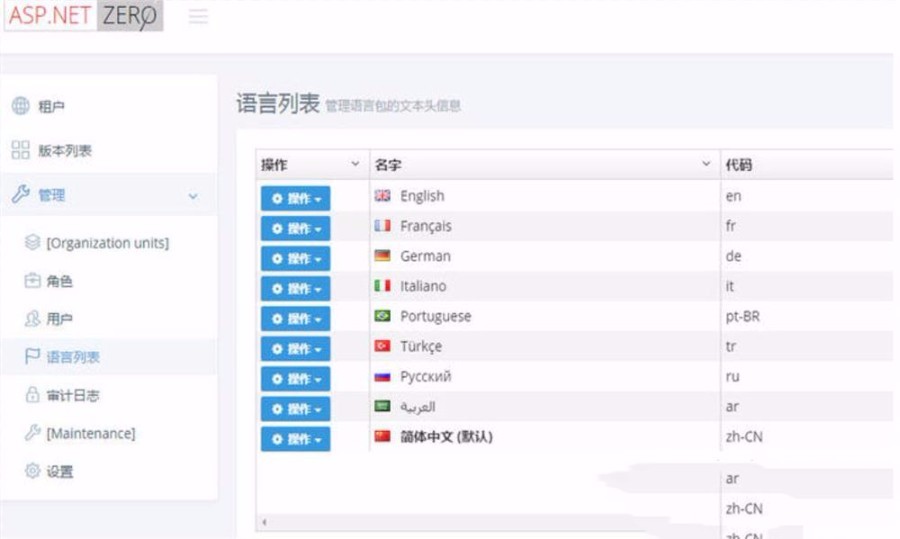 abp zero 4.5.1源码 MVC框架源码