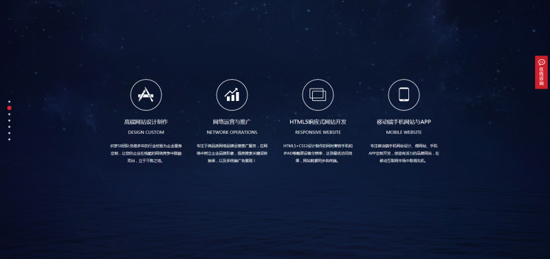 中英双语高端炫酷网络设计科技公司织梦网站模板源码带后台手机端