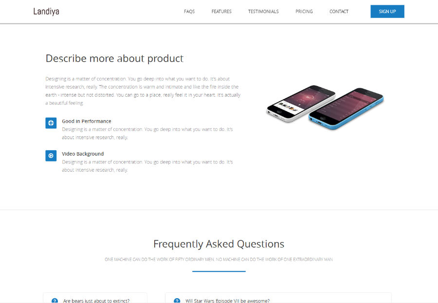 蓝色大气网校教育培训公司网站模板