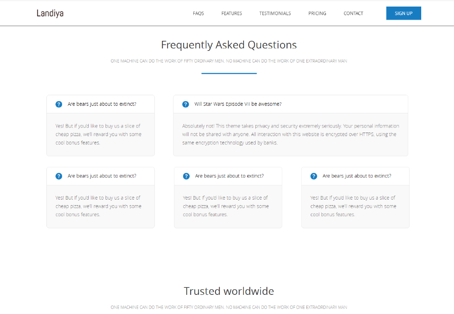蓝色大气网校教育培训公司网站模板