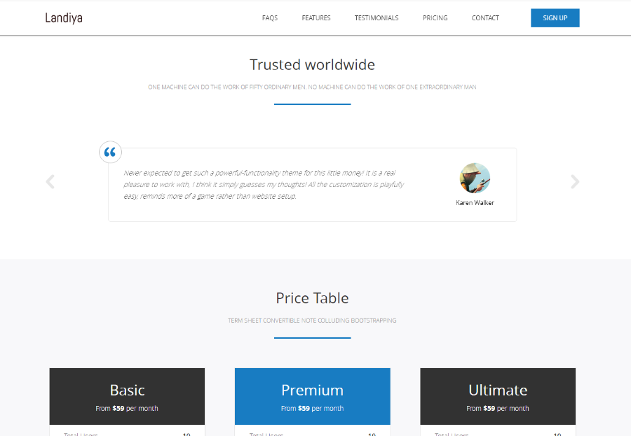 蓝色大气网校教育培训公司网站模板