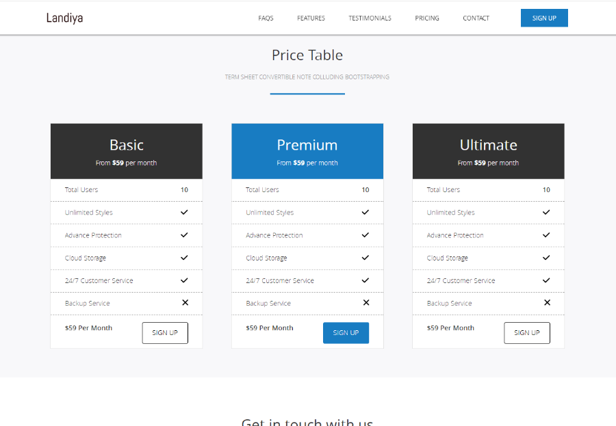 蓝色大气网校教育培训公司网站模板