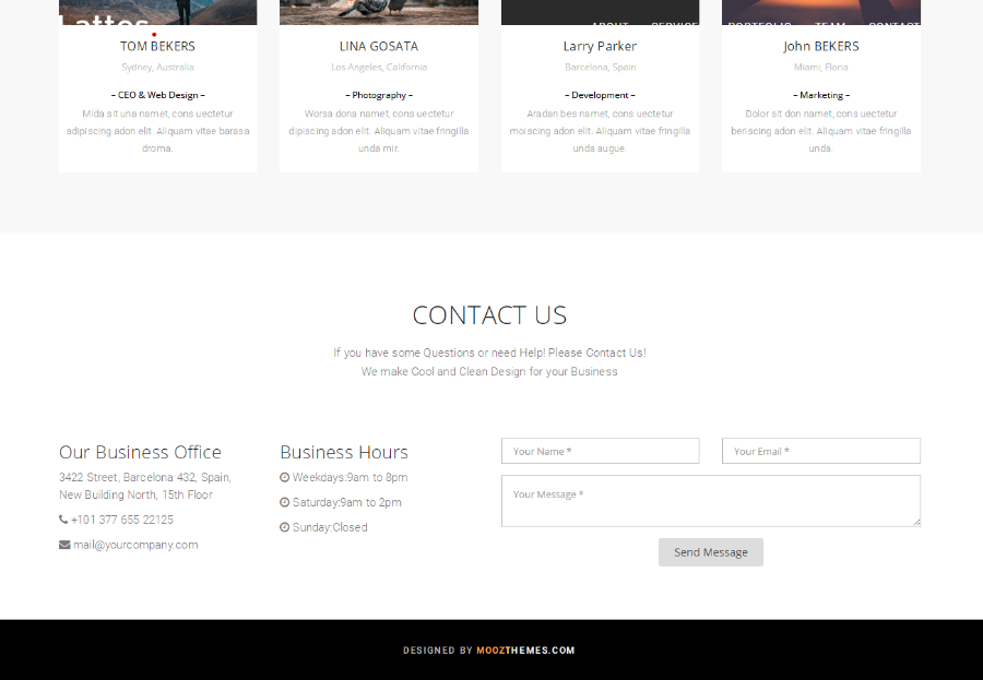 景区景点在线旅游行业网站模板