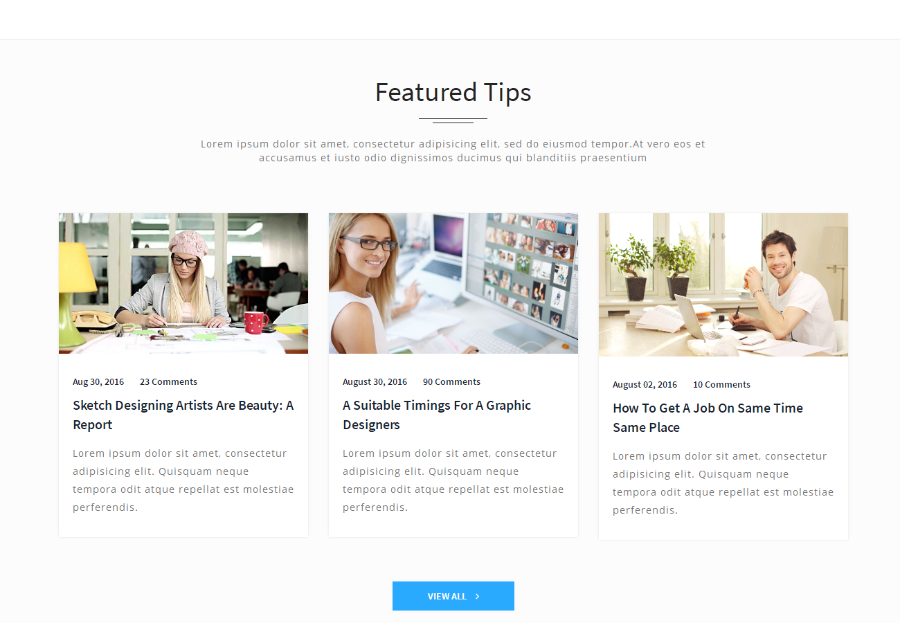 国外大型招聘门户网站整站模板