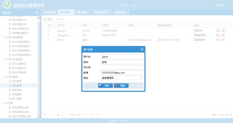JAVA源码框架ExtJS4+Hibernate 4.3+SpringMVC 4的后台管理系统