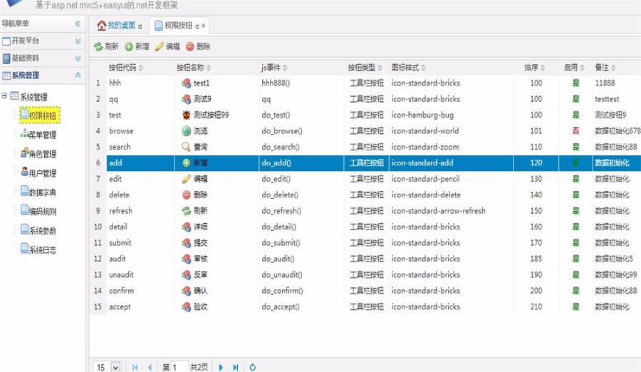 （限时特价）MVC5+EasyUI企业框架源码