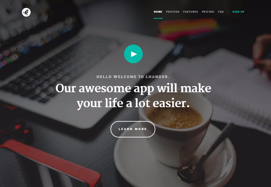 简约全屏手机应用开发公司网站模板