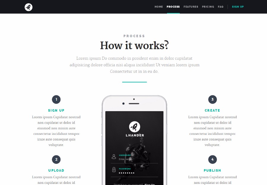 简约全屏手机应用开发公司网站模板