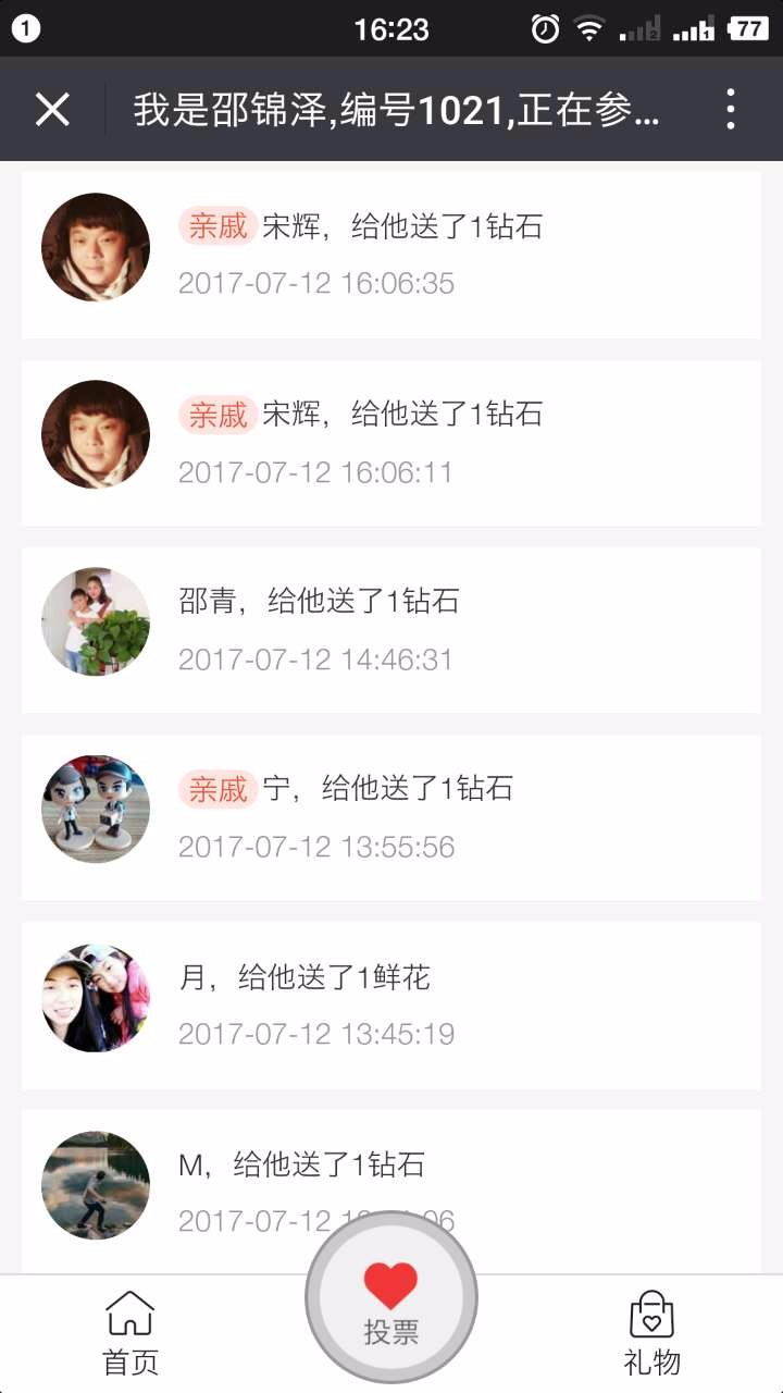 藏龙卧虎钻石投票系统 