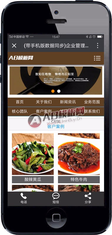 （带手机版数据同步）企业管理类网站源码 财务金融通用企业织梦dedecms模板 