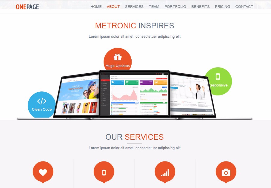 响应式标准化网站设计公司模板