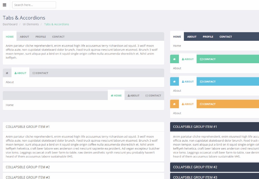 基于Bootstrap扁平化响应式网站后台管理模板 