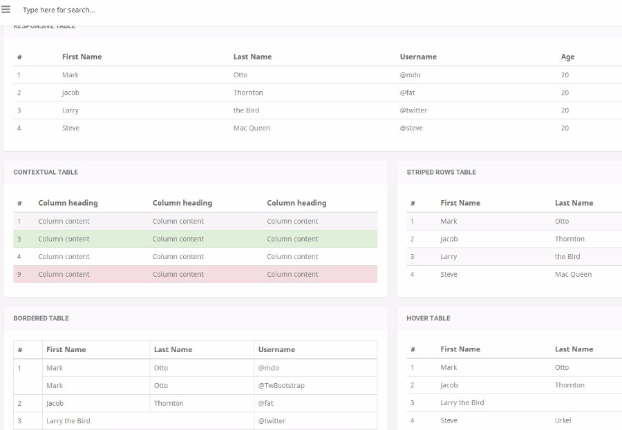 6款基于Bootstrap商城系统管理后端框架模板 