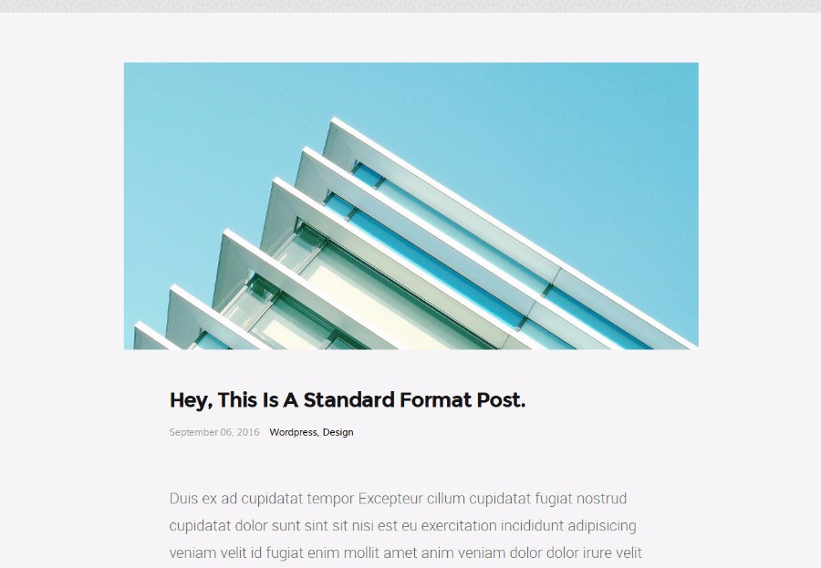 灰色简洁图文博客类网站模板