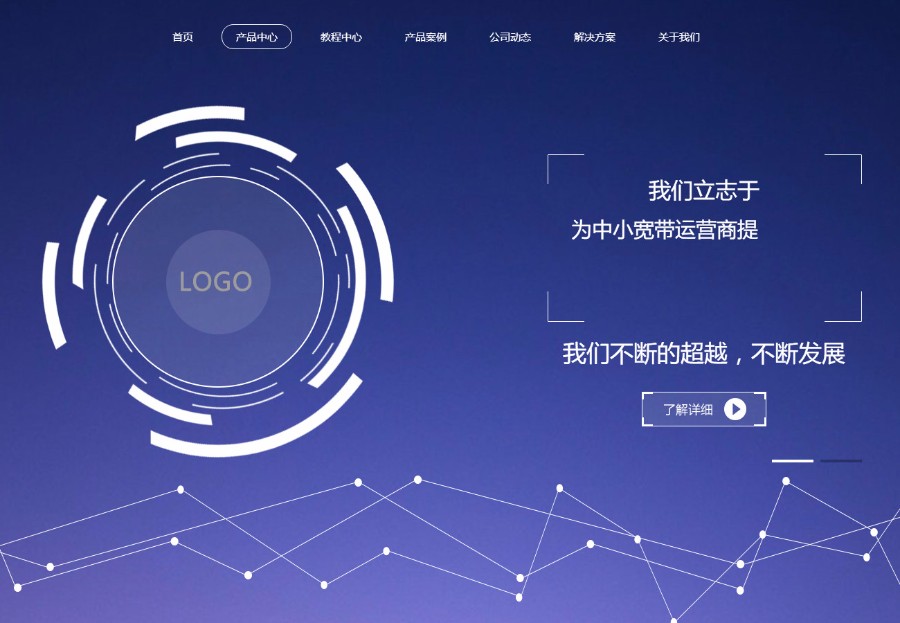 软件开发科技公司网站全站模板