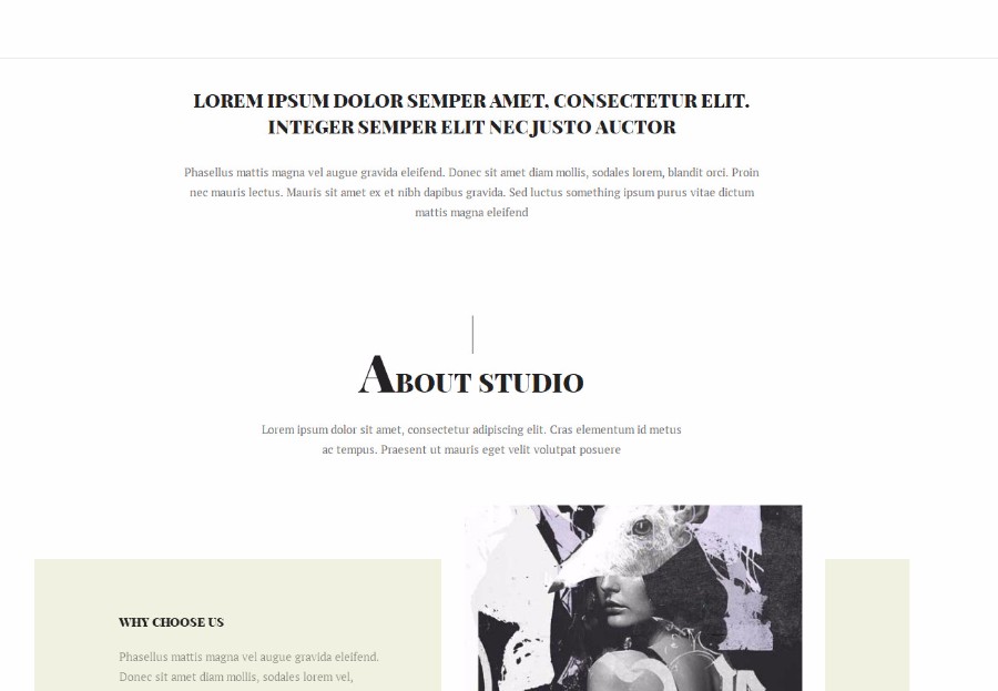 白色创意艺术品交易电商网站模板