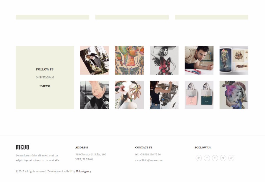 白色创意艺术品交易电商网站模板