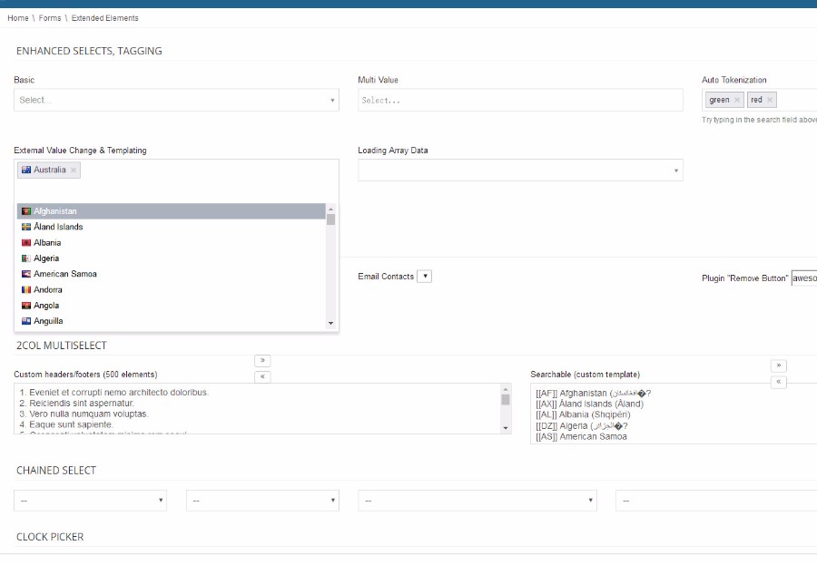 基于Bootstrap通用后台管理模板 