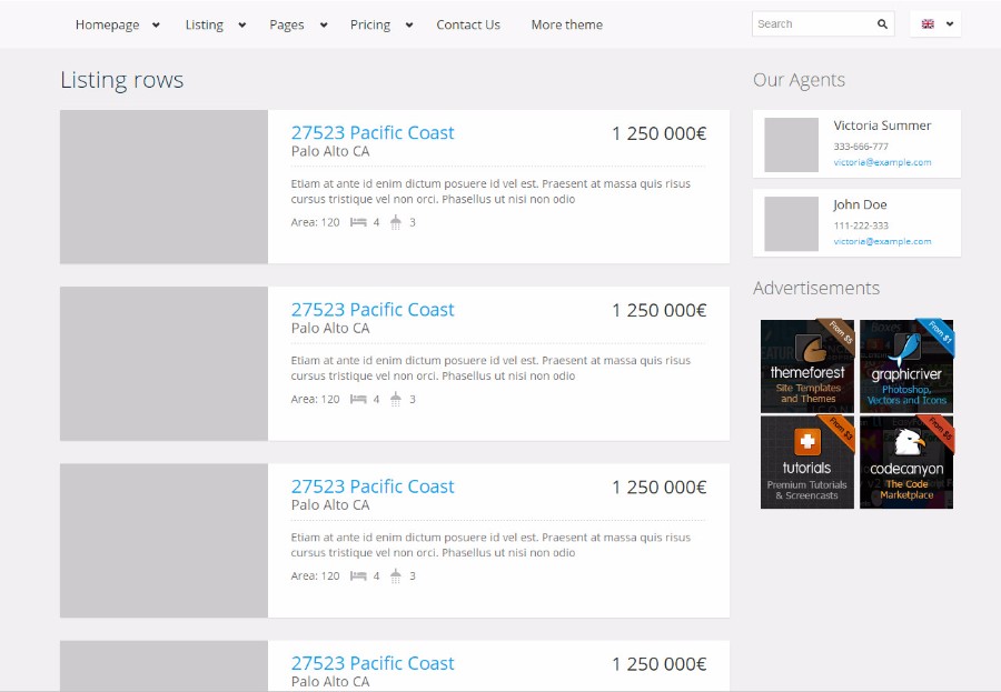 Realia-漂亮的门户网站模板